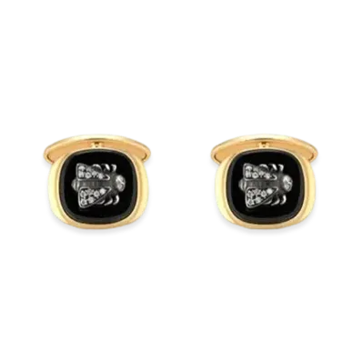 GUCCI Le Marche Des Merveilles Cufflinks "Black"
