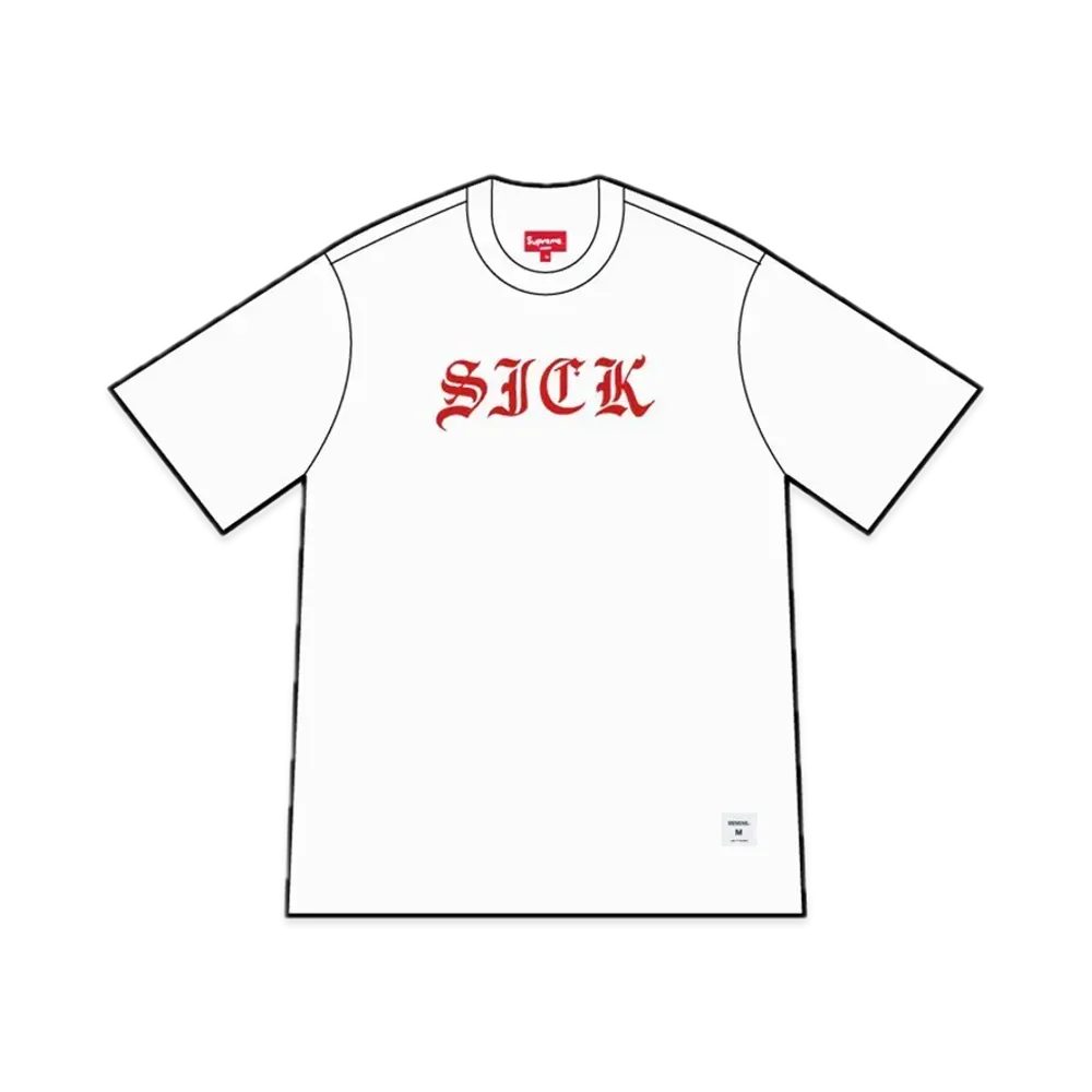 Supreme Sick S/S Top "White"