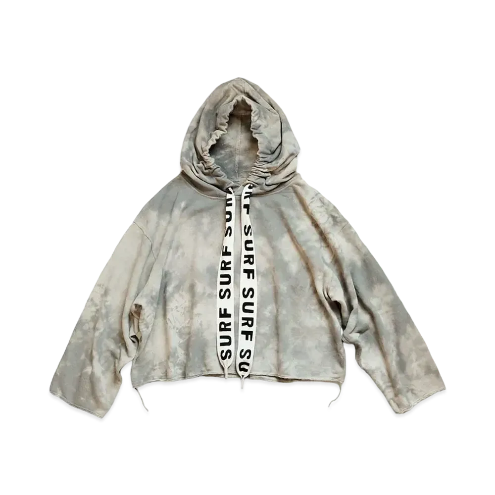 KAPITAL BACK HAIR NAMS FOOD SWEAT (ASHBURY DIE) "Quinity Gray"