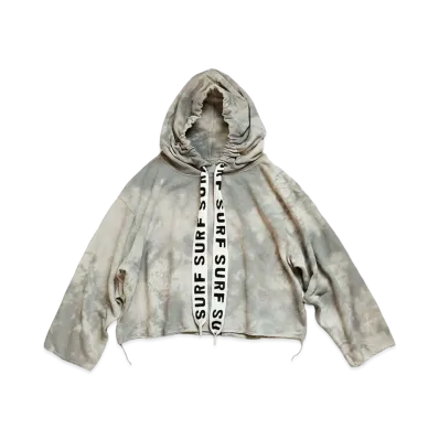 KAPITAL BACK HAIR NAMS FOOD SWEAT (ASHBURY DIE) "Quinity Gray"
