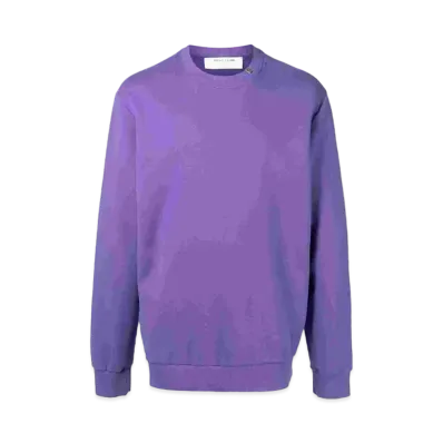 1017 ALYX 9SM Rib-Trimmed Crew-Neck Sweatshirt "Purple"
