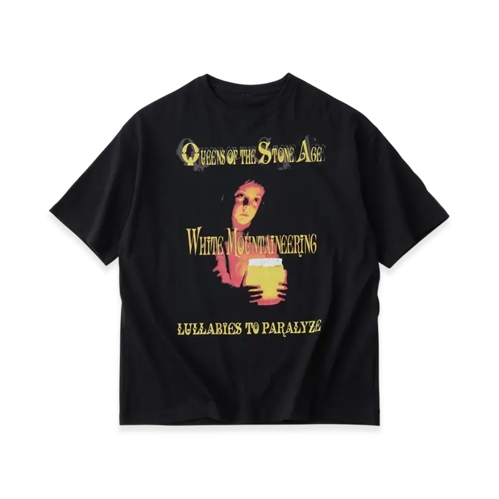 White Mountaineering x Queens Of The Stone Age Qosta Lullabies To Paralyze T-Shirt "Black"