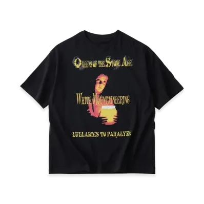 White Mountaineering x Queens Of The Stone Age Qosta Lullabies To Paralyze T-Shirt "Black"