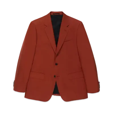WACKO MARIA Dormeuil / Single Breasted Jacket "Dark Orange"