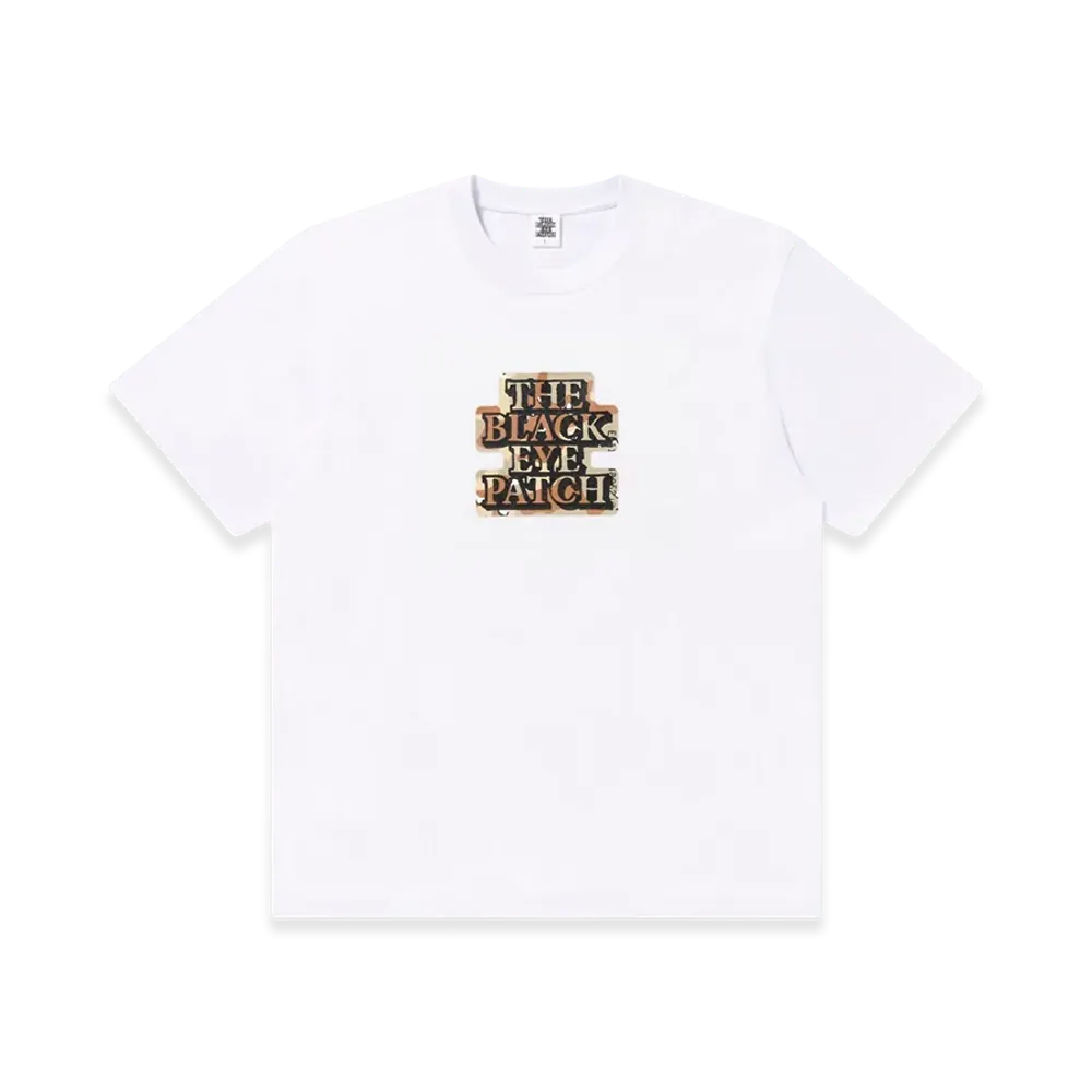BlackEyePatch Chocolate Chip Camo OG Label Tee "White"