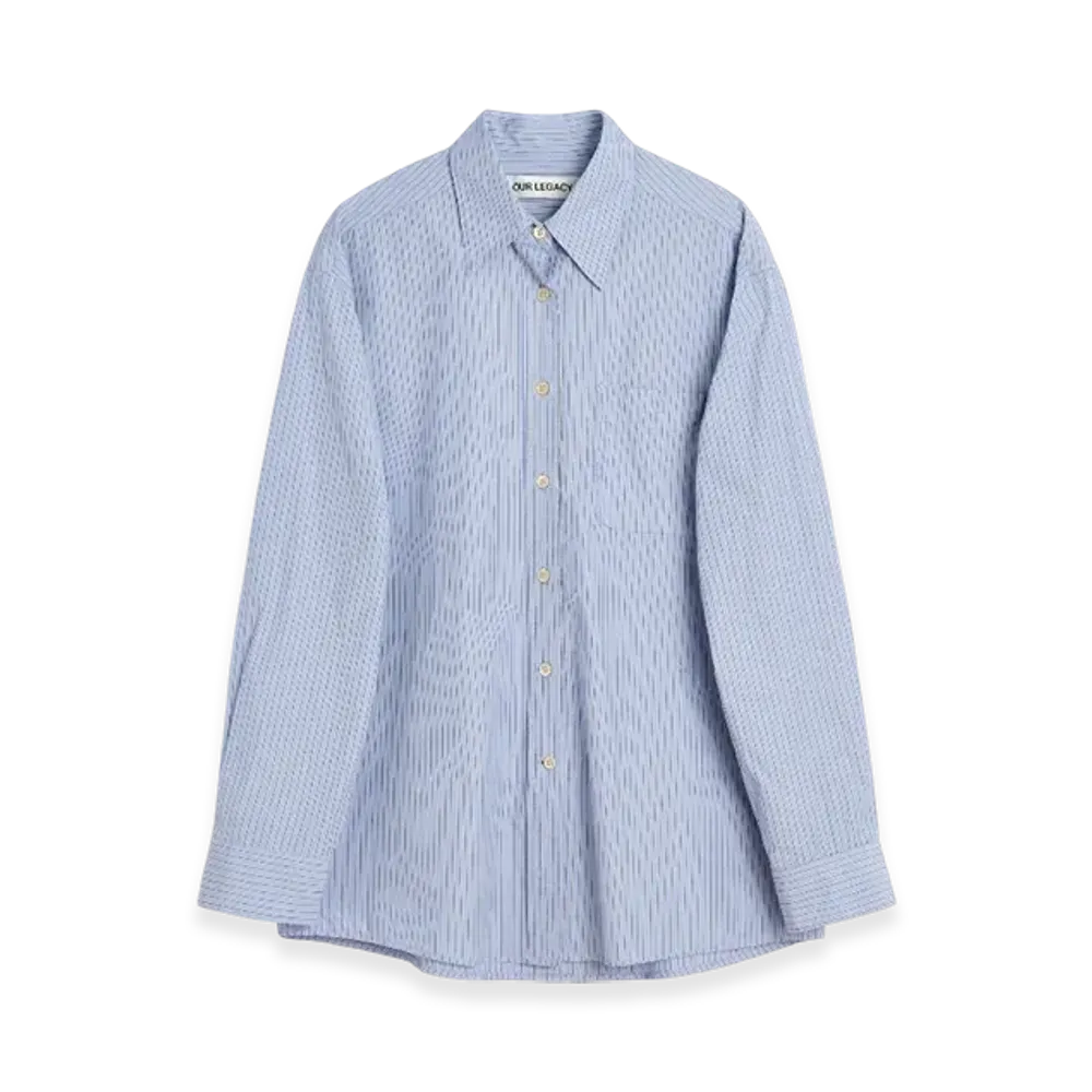 OUR LEGACY Precious Shirt "Typewriter Stripe Poplin"