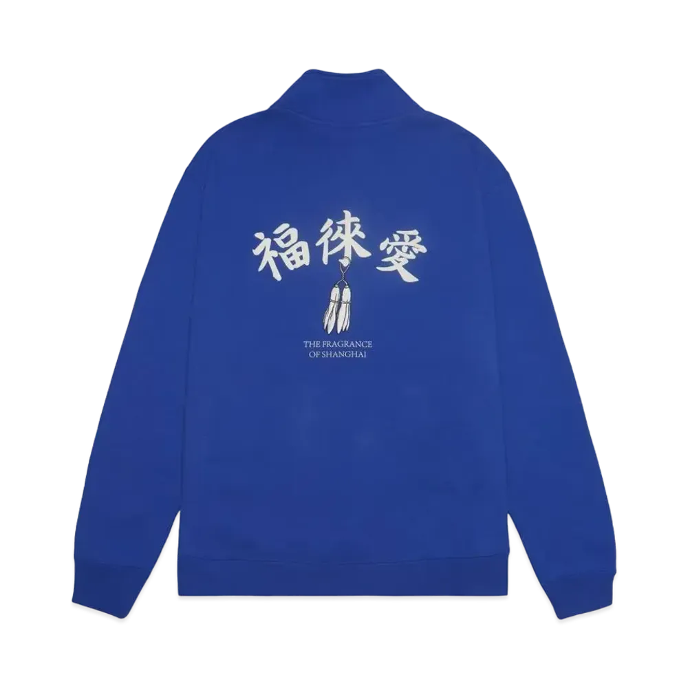 Nike SB x FLY STREETWEAR Fleece Half Zip L/S "Game Royal/White"