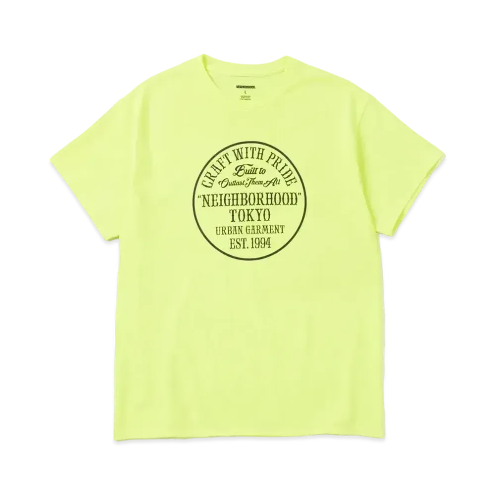 NEIGHBORHOOD NH 231 Spot . Tee SS-14 "Neon Yellow"