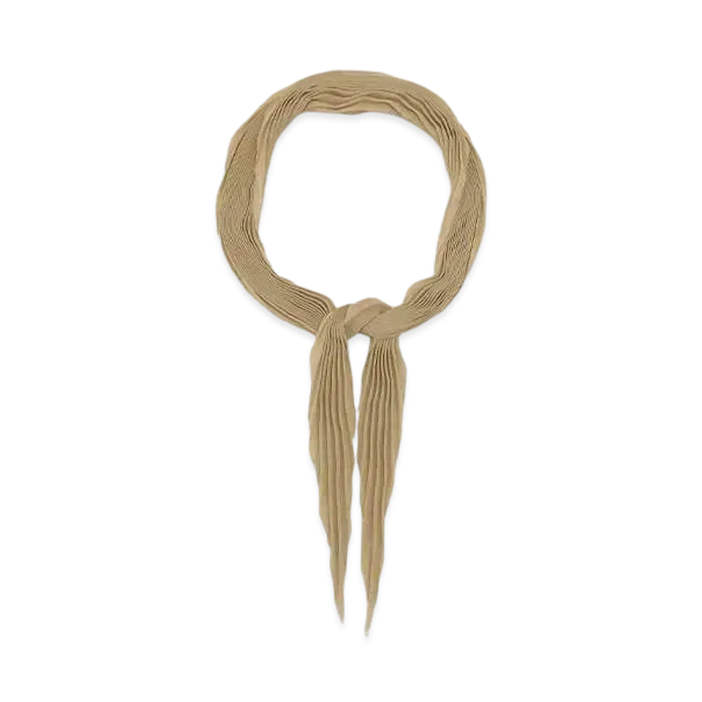 AMI PARIS Pleated Scarf "Sage"