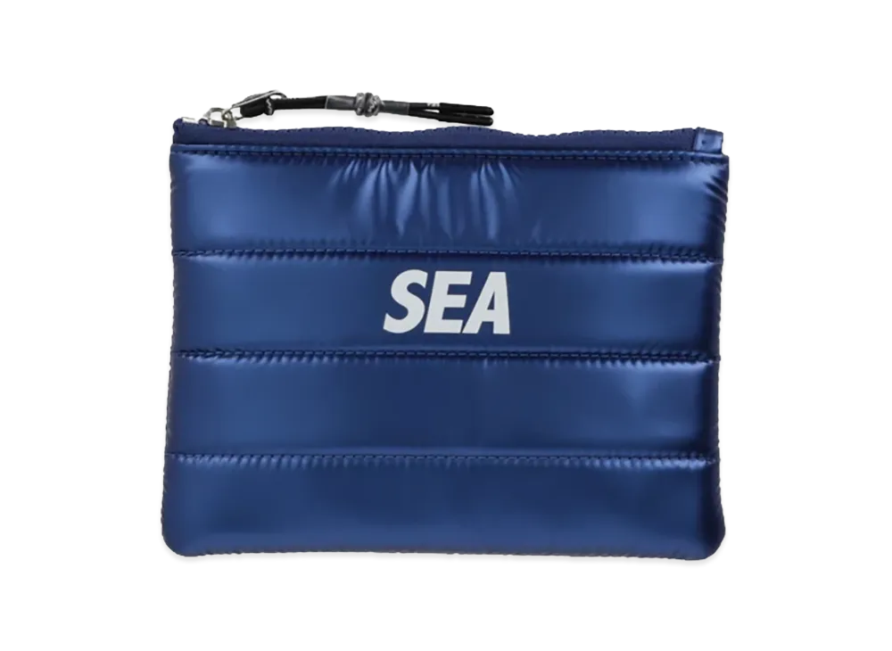 WIND AND SEA Sea Puffer Pouch "Blue"