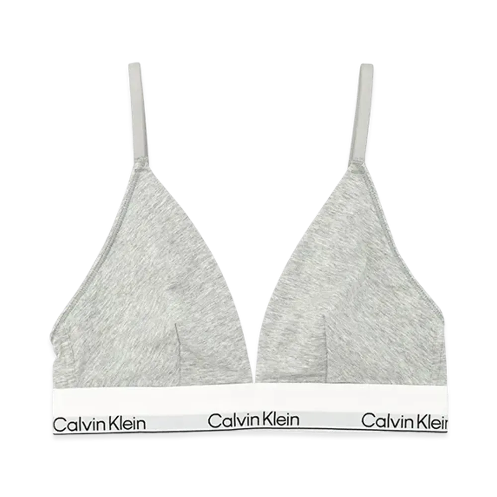 Calvin Klein Icon Cotton Modal Unlined Triangle "Grey Heather"