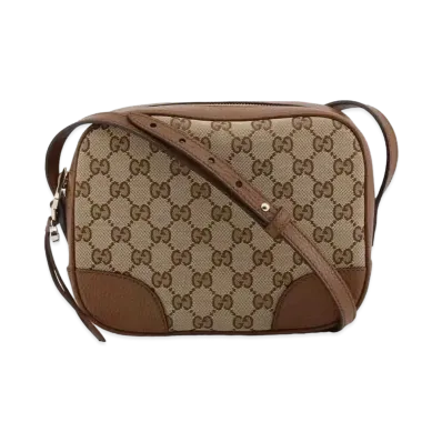 GUCCI GG Canvas Bree Shoulder Bag "Beige"
