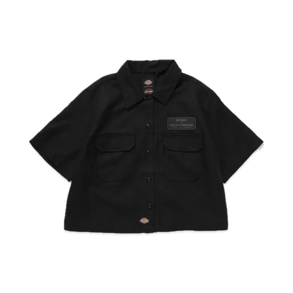 Dickies x Harley Davidson Crop Work Shirt "Black"