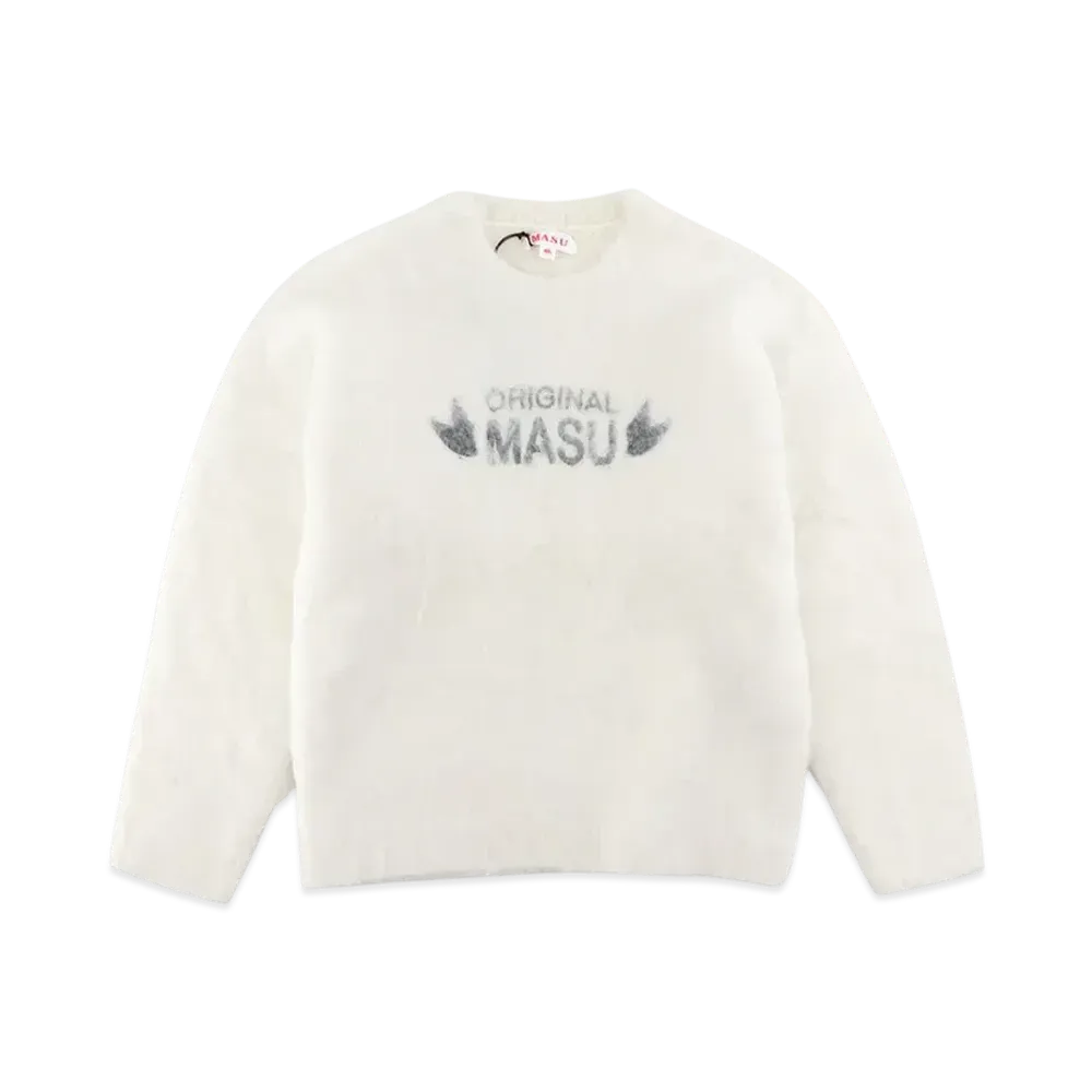 MASU Original Brushed Sweater "White" MPFW-KN0424