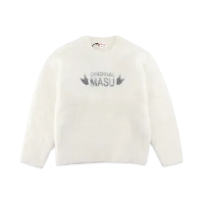 MASU Original Brushed Sweater "White" MPFW-KN0424