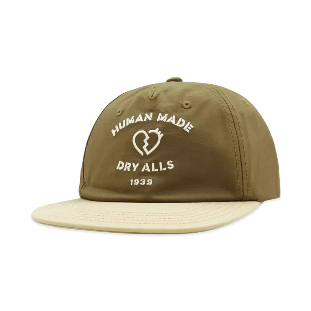 HUMAN MADE 5 Panel Rip-Stop Cap "Olive Drab"