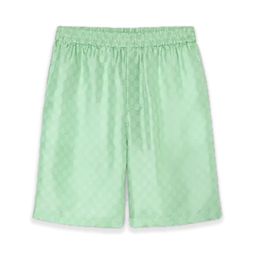 GUCCI x Higuchi Yuko Silk Twill Short Pants Japan Exclusive "Light Green"