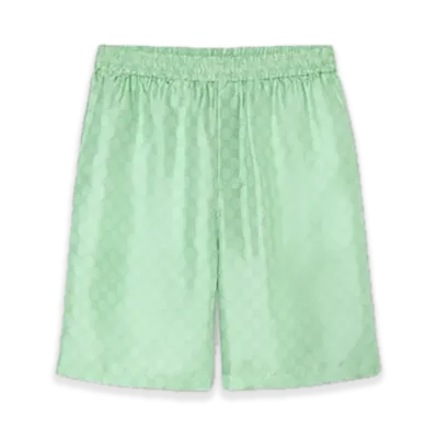 GUCCI x Higuchi Yuko Silk Twill Short Pants Japan Exclusive "Light Green"