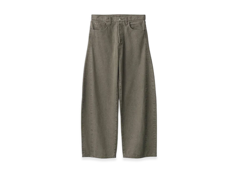 ssstein Deformation Wide Color Denim Pants "Khaki"