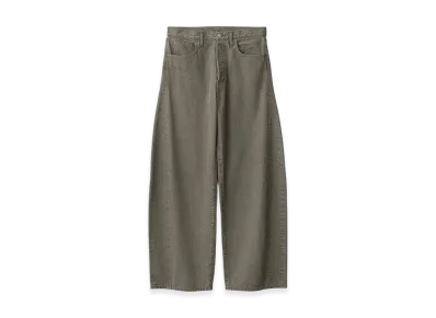 ssstein Deformation Wide Color Denim Pants "Khaki"