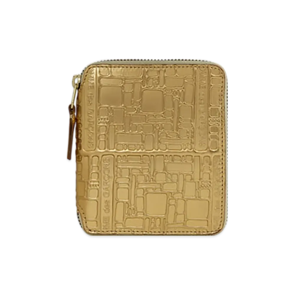 COMME des GARCONS Wallet Embossed Logotype2 "Gold"