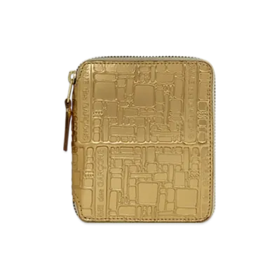 COMME des GARCONS Wallet Embossed Logotype2 "Gold"