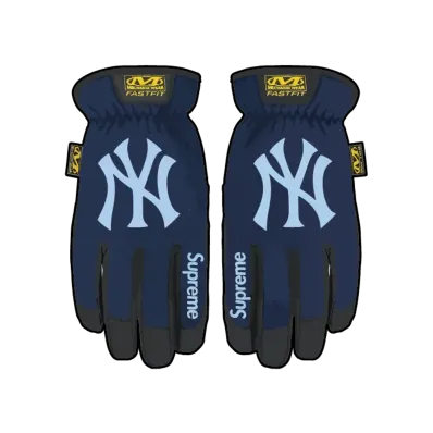 Supreme x Mechanix x MLB FastFit Teams Gloves "Navy"