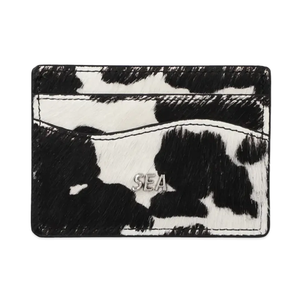 WIND AND SEA Cow Leather Card Case "Black Other"