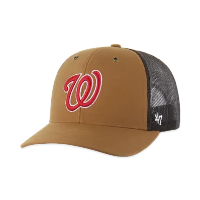 47 x Carhartt Washington Nationals Trucker "Brown"