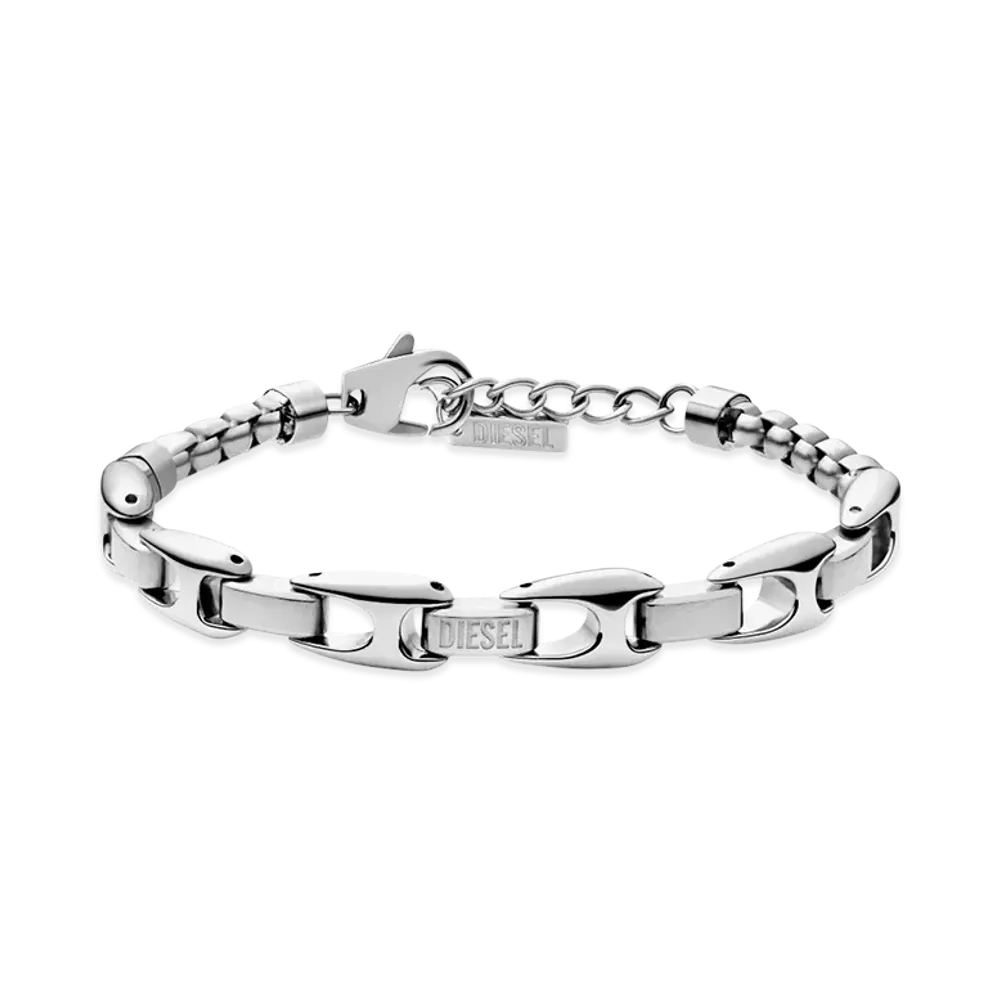 Diesel Dx1633040 Jewellery Stainless Steel Chain Bracelet "Silver"