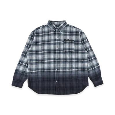 WIND AND SEA Gradation Flannel Shirt "Blue"