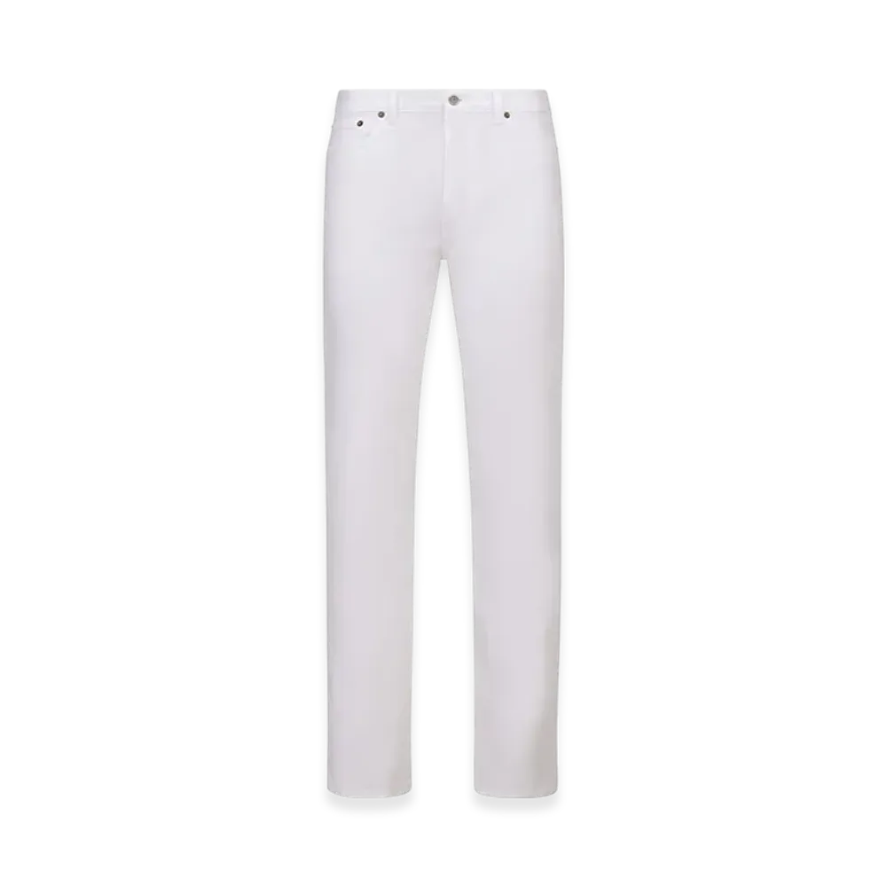 Dior Long Slim-Fit Jeans Denim "White"