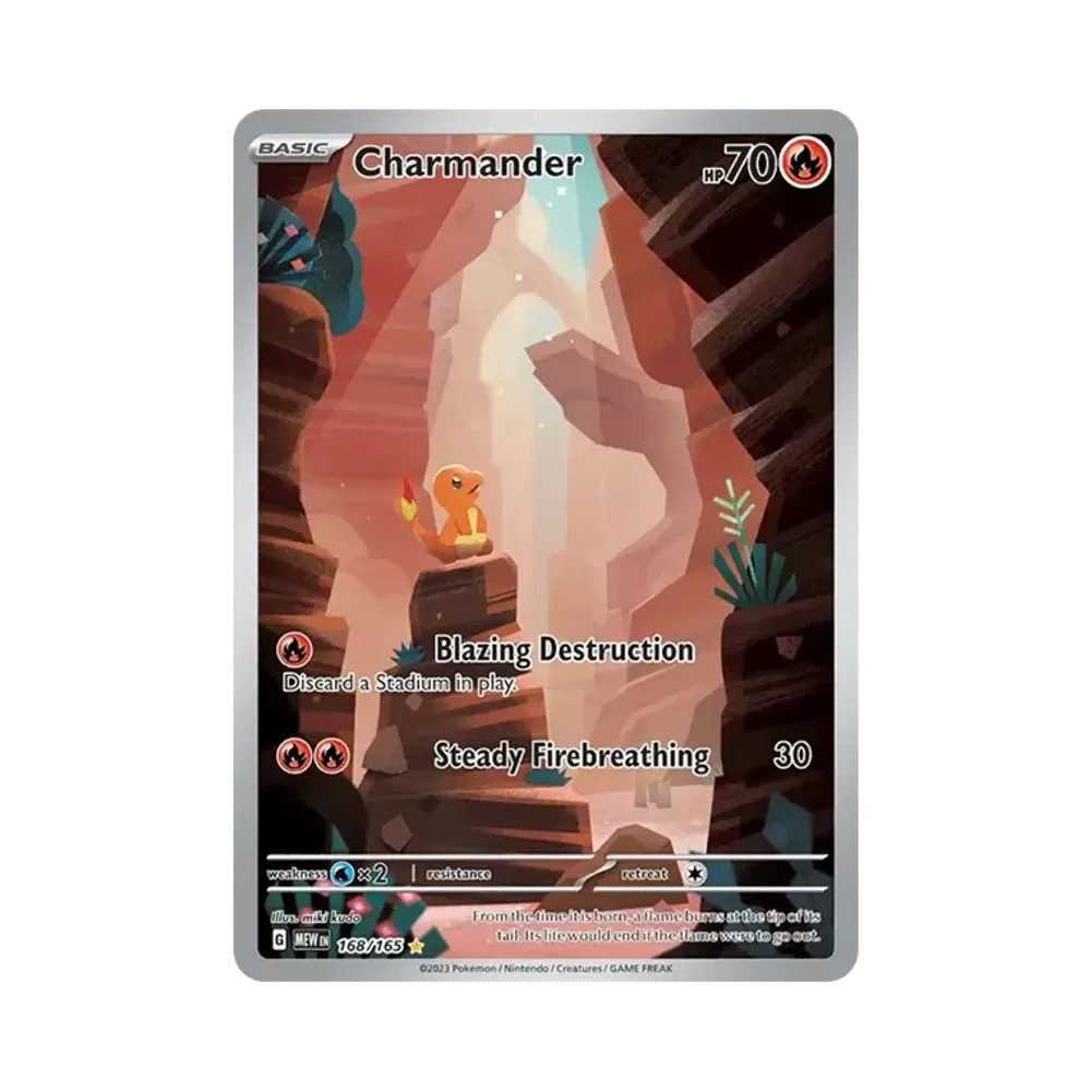 ヒトカゲ IR [MEW EN 168/165]【英語版】(スカーレット&バイオレット「151」)