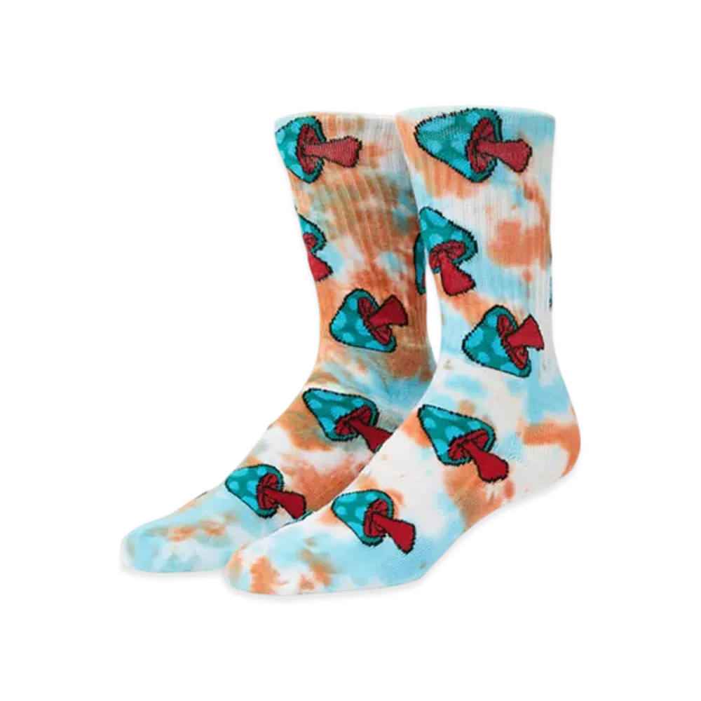 HUF WINTER 25 Microdose Tiedye Socks "Blue"