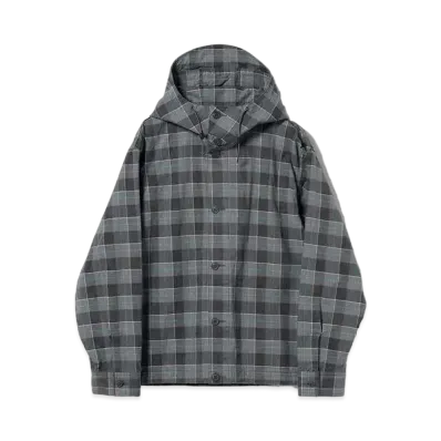 BEAMS FUTURE ARCHIVE Hoodded Shirt "Gray"