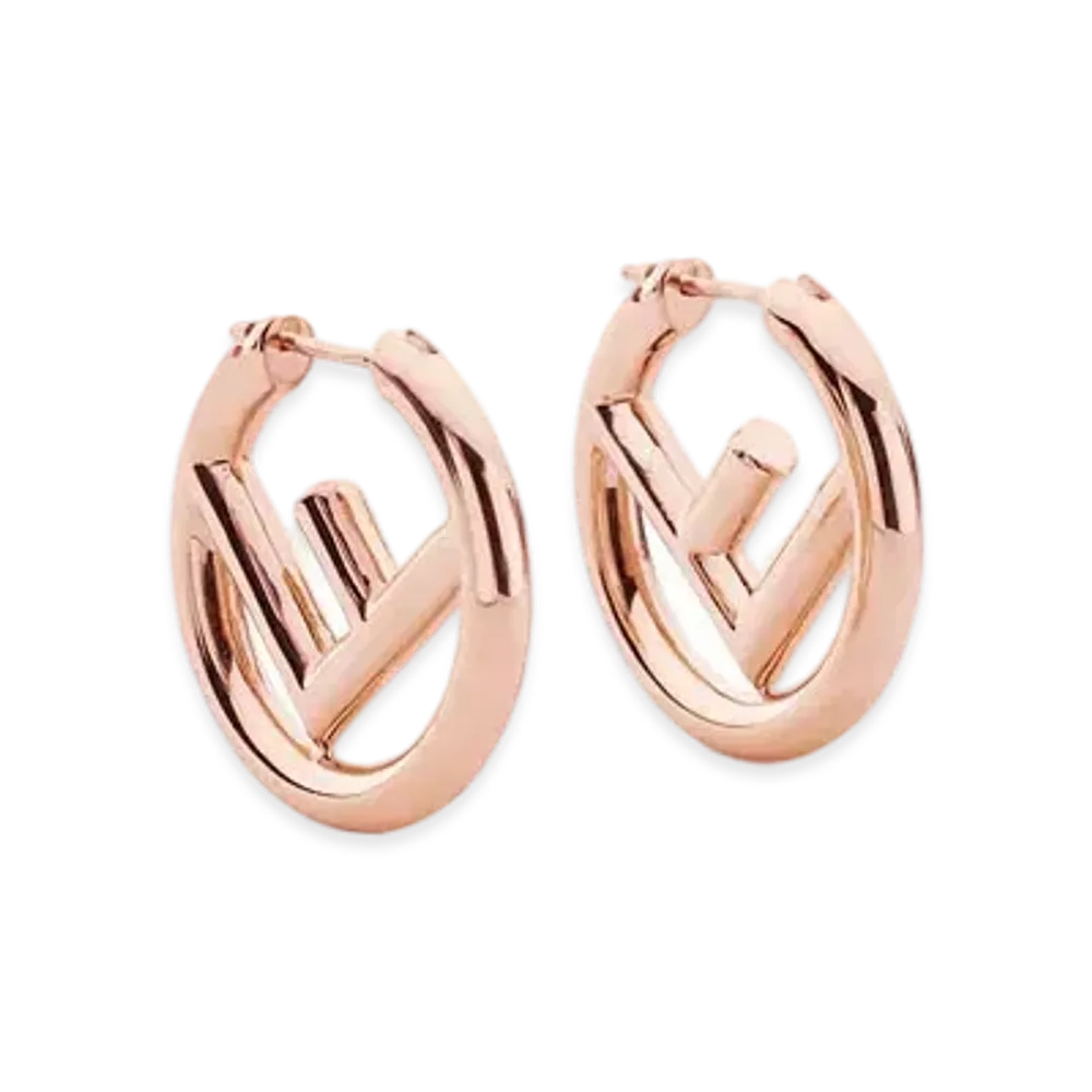 FENDI F Is Fendi Earrings "Pink"