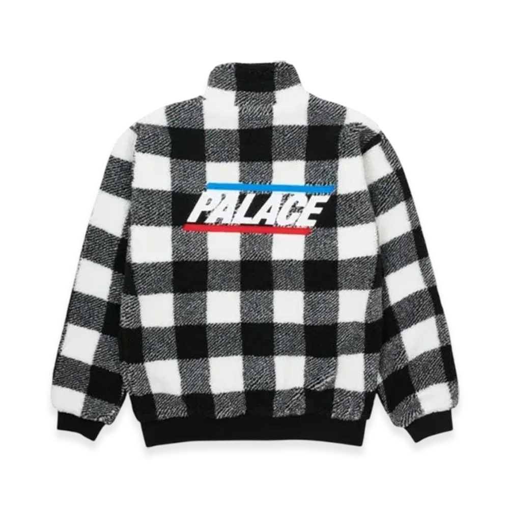 PALACE P-Lumber Jacket "White Black"