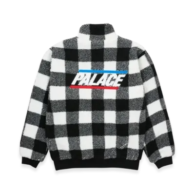 PALACE P-Lumber Jacket "White Black"