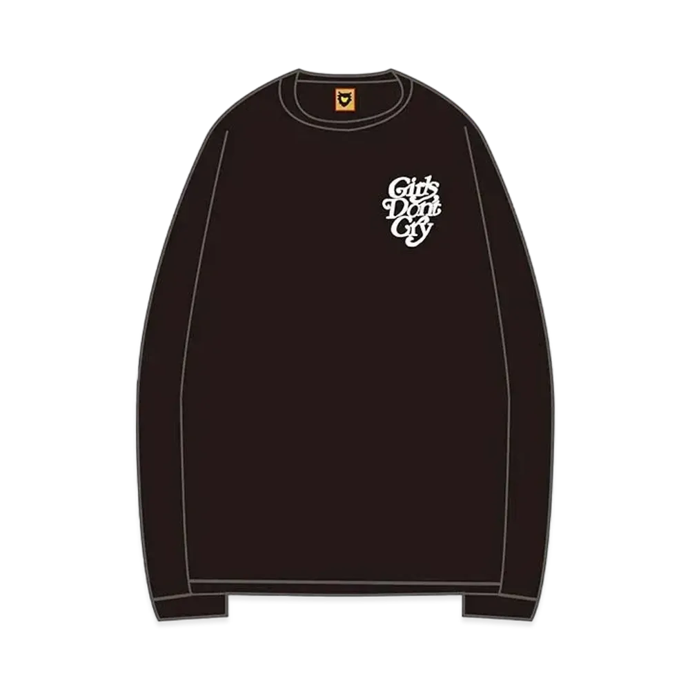 HUMAN MADE Girls Don ’t Cry Long sleeve tops "Black" / VERDY