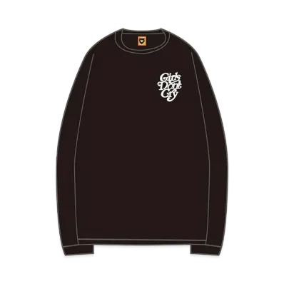 HUMAN MADE Girls Don ’t Cry Long sleeve tops "Black" / VERDY