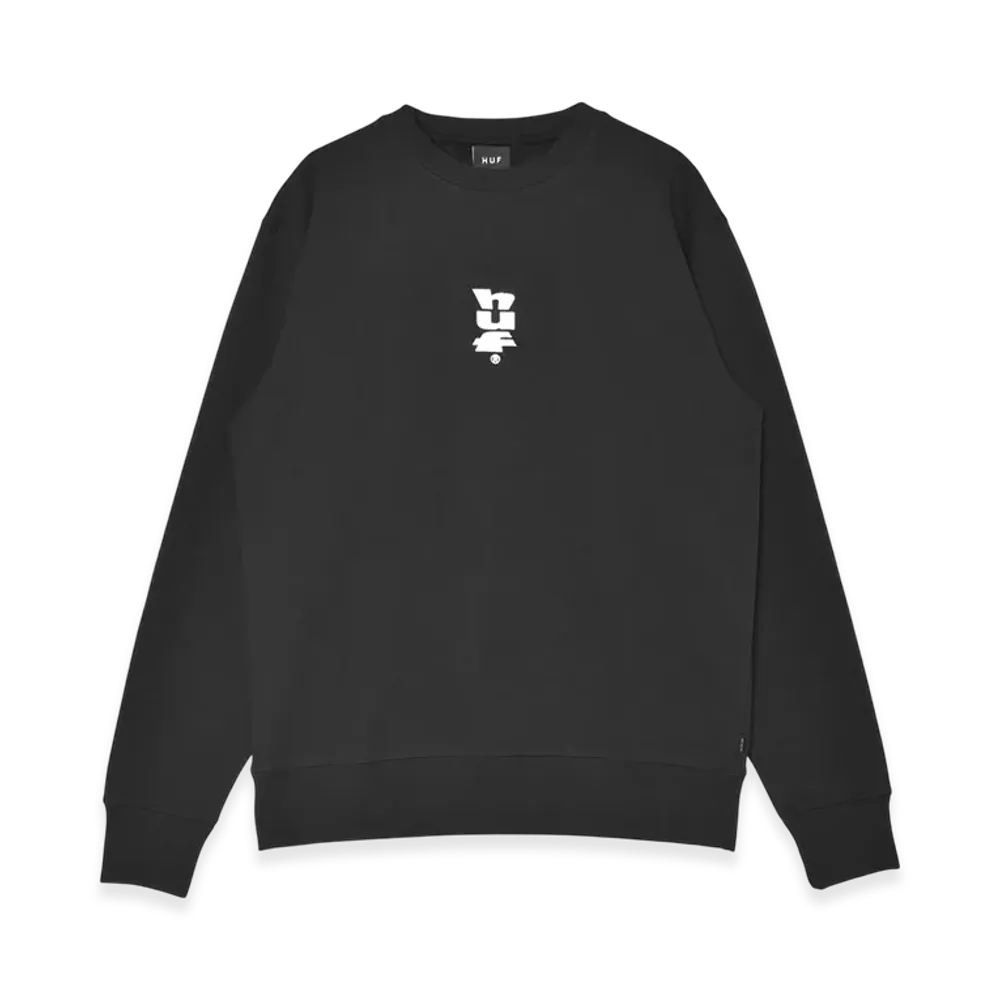 HUF Set Megablast Crewneck "Black"