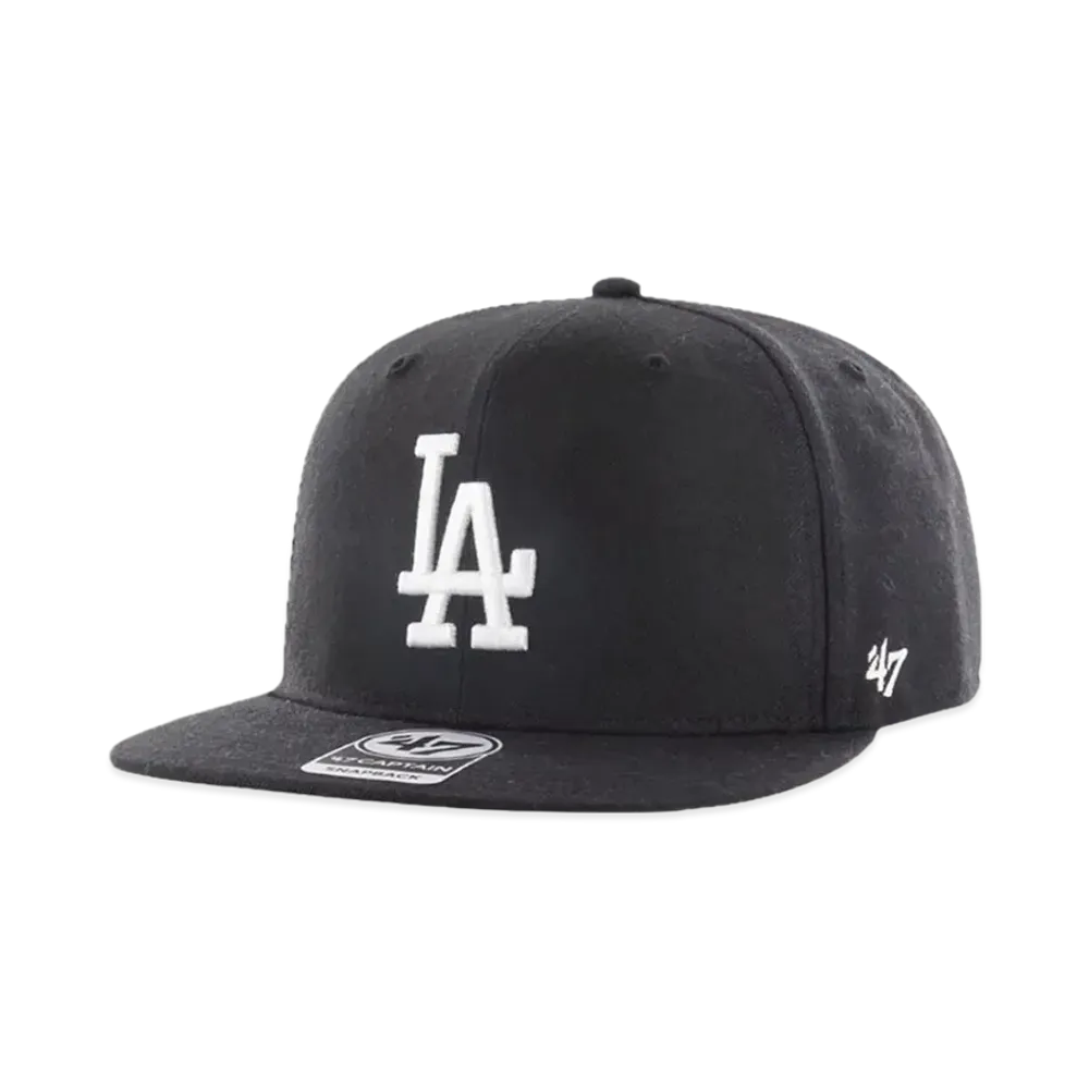47 LA NYY Captain Sure Shot "Dodgers Black White"
