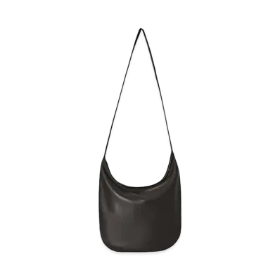 The Row Women's N/S Izzy Leather Bag "Ebony Brown"