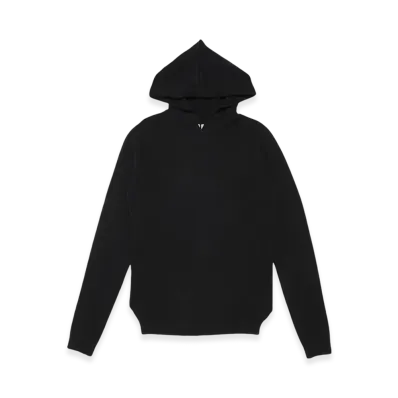 Rick Owens Knit Hoodie "Black"