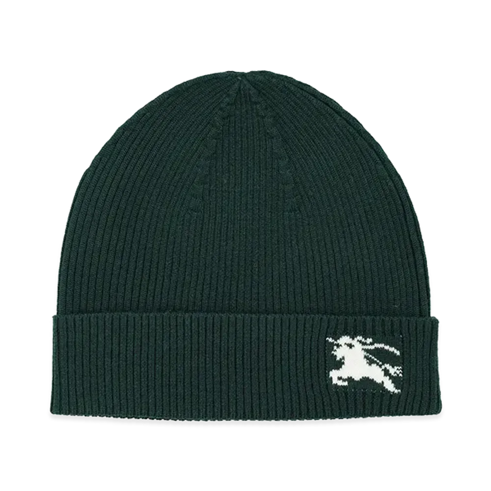 Burberry Kids Ekd Rib Beanie "Green"