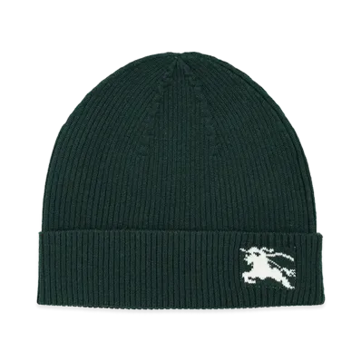 Burberry Kids Ekd Rib Beanie "Green"