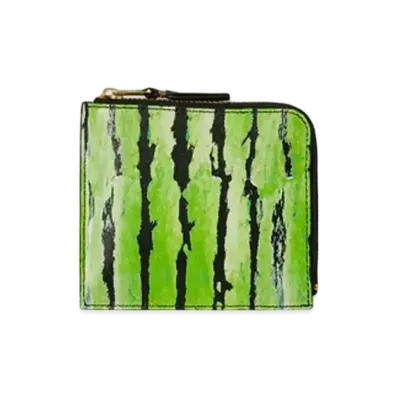DENIM TEARS x CDG Watermelon Zip Around Wallet "Green"
