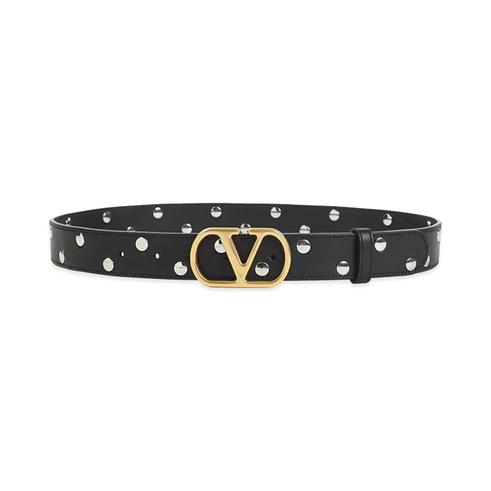 Valentino Garavani Women's Buckle Belt "Black"