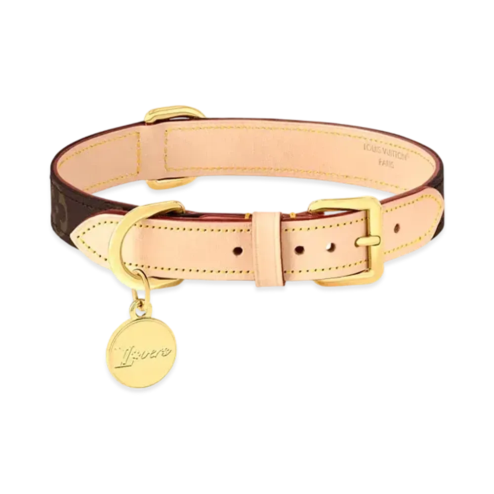 Louis Vuitton Dog Collar MM Monogram