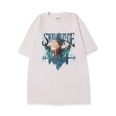 VAULTROOM x SWORD ART ONLINE Kirito & Asuna Tee "Off White"